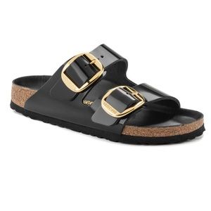 Birkenstock Big Buckle Arizona Patent Leather Sandals